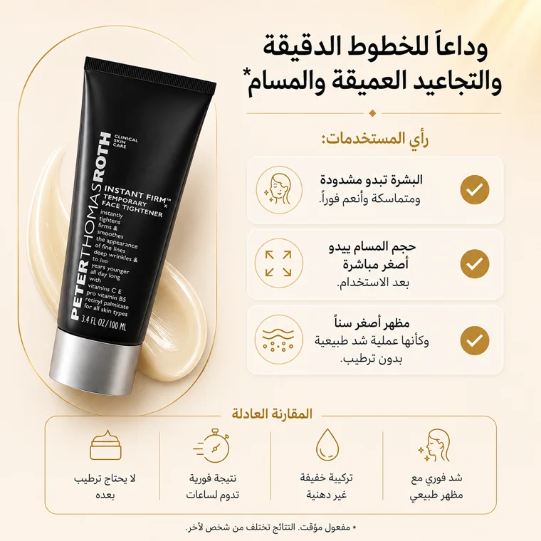 وداعاً للخطوط والتجاعيد والمسام